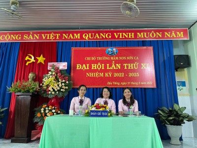 Đại Hội Chi Bộ Trường MN Sơn Ca Khóa XI, Nhiệm Kỳ 2022-2025