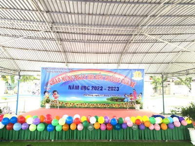 Trường MN Sơn Ca Tổ Chức " Ngày Hội Đến Trường Của Bé" NH 2022-2023
